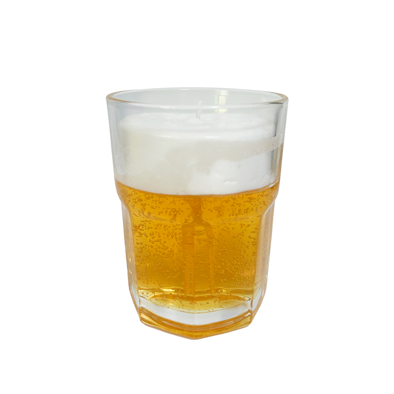 Köpüren bira bardağı mumları