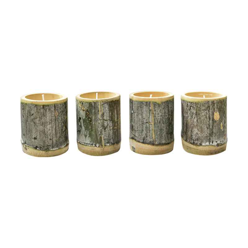 Orijinal bambu aromaterapi fincan mum